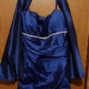 Eureka XL Long Dark Blue with Scarf